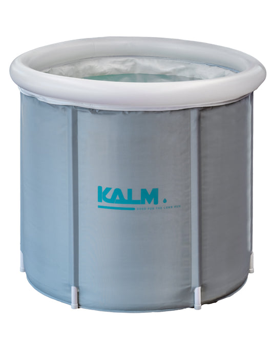 Kalm Pod Plunge Grey and White Ice Bath